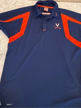 Virginia Cavaliers Nike Team Polo Shirt- Medium